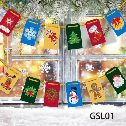 Image of Christmas Set - DIY Diamond Painting Hanging Decoration