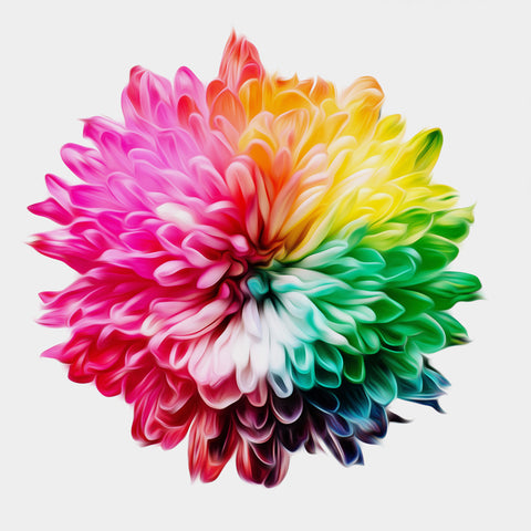Image of Rainbow Daisy - DIY Diamond Painting