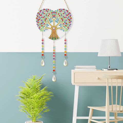 Image of Tree Heart - DIY Diamond Painting Hanging Ornament