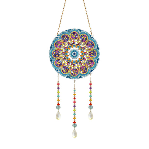 Image of Blue Mandala - DIY Diamond Painting Hanging Ornament