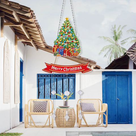 Image of Christmas Tree - DIY Diamond Painting Hanging Ornament