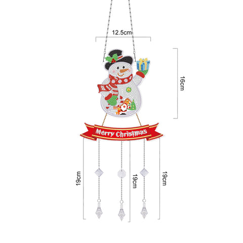 Image of Snowman - DIY Diamond Painting Hanging Ornament