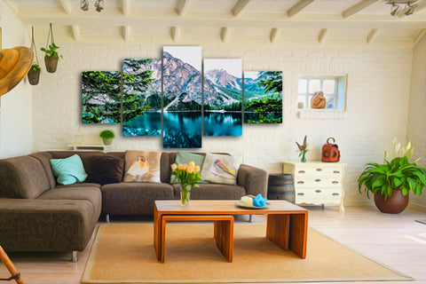 Image of DIY Diamond Painting Mountain Multi Panel