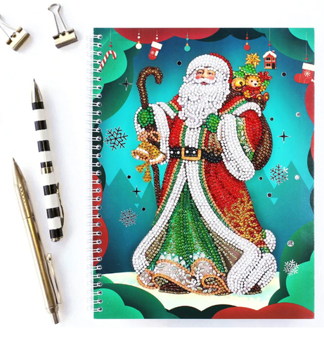 Image of Santa Claus - DIY A5 Notebook Diamond Painting