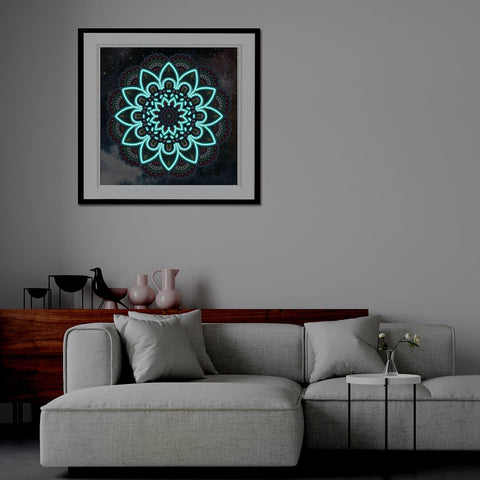 Image of Mandala - DIY Diamond Painting Glow in the Dark