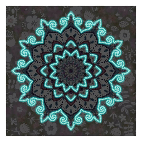 Image of Mandala #2 - DIY Diamond Painting Glow in the Dark