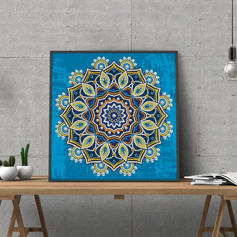 Image of Mandala #3 - DIY Diamond Painting Glow in the Dark