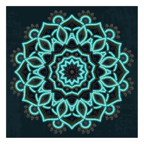 Image of Mandala #3 - DIY Diamond Painting Glow in the Dark