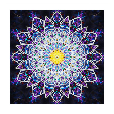Image of Mandala #4 - DIY Diamond Painting Glow in the Dark