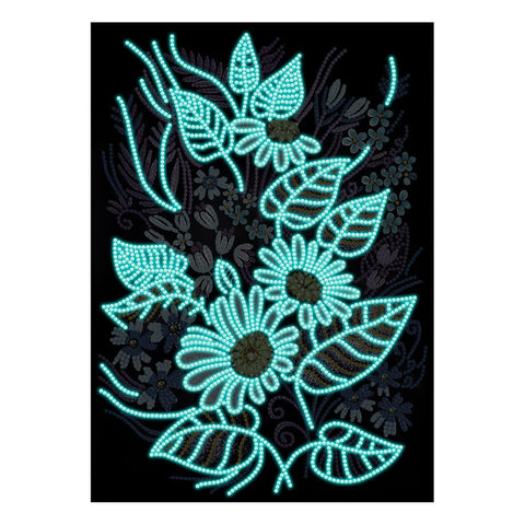 Image of Flower - DIY Diamond Painting Glow in the Dark