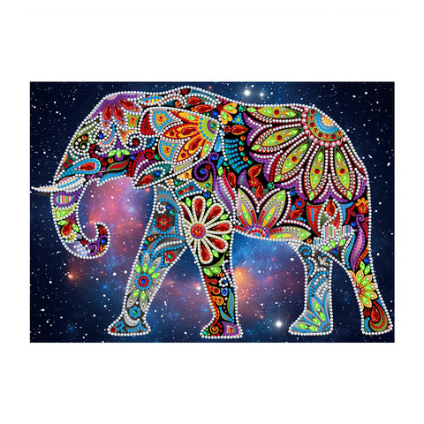 Image of Elephant - DIY Diamond Painting Glow in the Dark