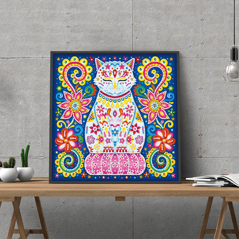 Image of Cat - DIY Diamond Painting Glow in the Dark