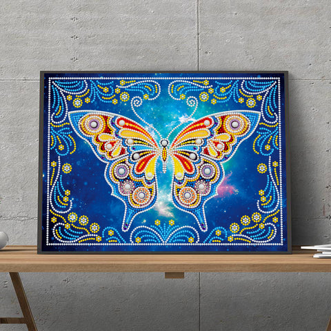 Image of Butterfly - DIY Diamond Painting Glow in the Dark