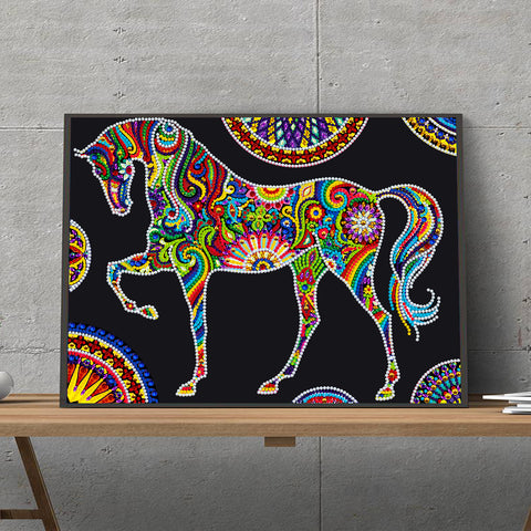 Image of Horse - DIY Diamond Painting Glow in the Dark