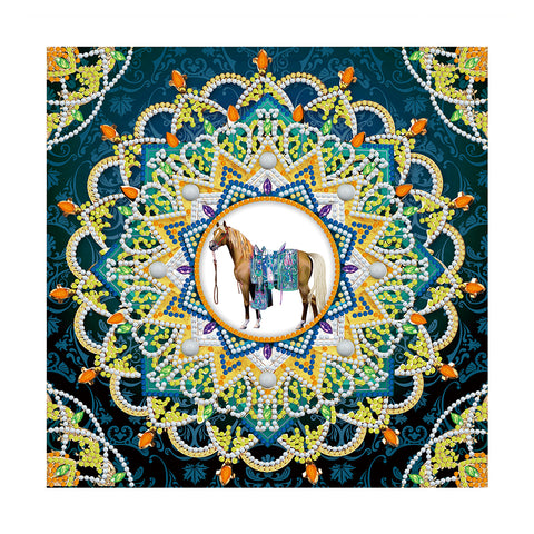 Image of Mandala #6 - DIY Diamond Painting Glow in the Dark