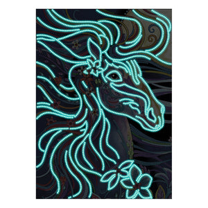 Pegasus - DIY Diamond Painting Glow in the Dark