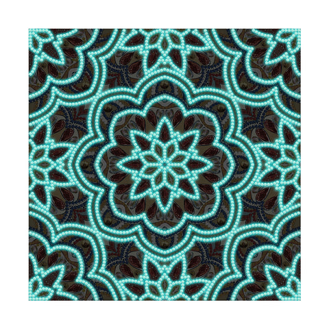 Image of Mandala #9 - DIY Diamond Painting Glow in the Dark