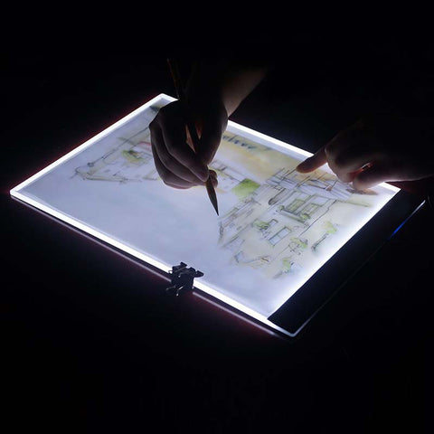 Image of Ultra thin A4 LED Light Tablet Pad for Diamond Painting