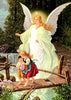 Children with Angel on the Bridge #3 - DIY Diamond Painting