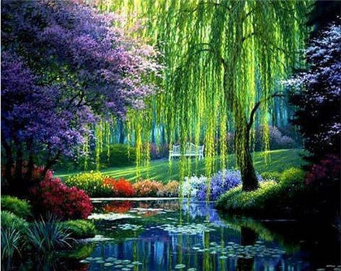 Image of Forest Scenery #1 - DIY Diamond Painting