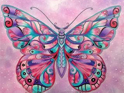 Image of Mosaic Butterfly #1 - DIY Diamond Painting