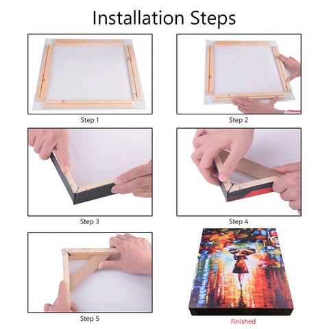 Image of diy canvas frame