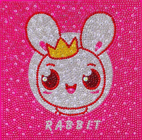 Image of Happy Rabbit - DIY Diamond Painting for Kids