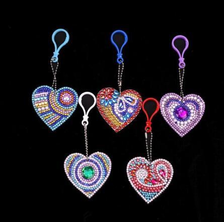 Image of diamond painting keychains