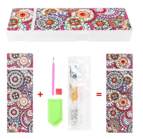 Image of DIY Diamond Painting Pencil Case #12