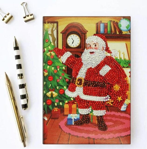 Image of Santa Clause - DIY A5 Notebook Diamond Painting