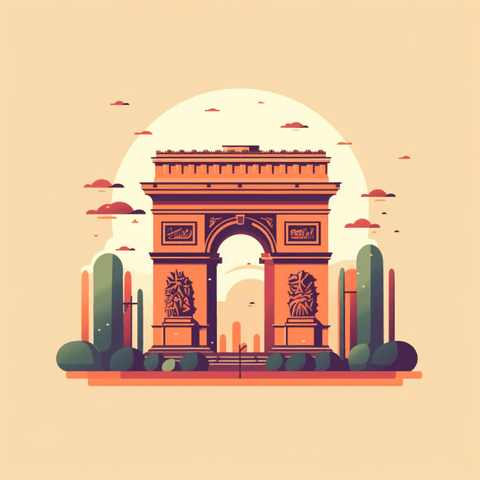 Image of Arc de Triomphe Diamond Painting