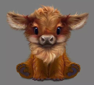 Baby Bison Diamond Painting