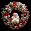 Santa's Wreath of Joy - DIY Diamond Painting