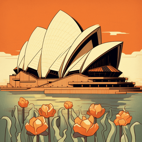 Image of Sydney Opera House - DIY Diamond Painting