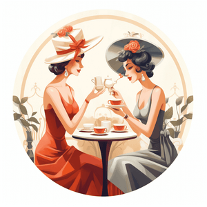 Tea Time with the Gals - DIY Diamond Painting