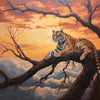 Tiger's Restful Gaze - DIY Diamond Painting