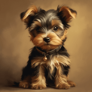 Yorkie's Sweet Gaze - DIY Diamond Painting