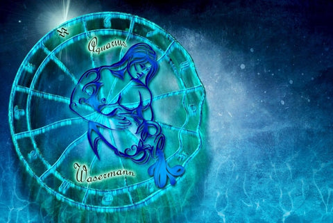 Image of Diamond Painting of the Zodiac Sign Aquarius