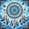 baby blue dreamcatcher diamond painting feathers beads