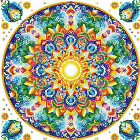 Stunning Colorful Mandala Diamond Art