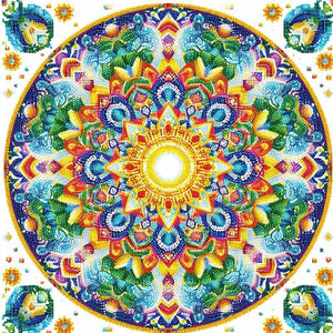 Stunning Colorful Mandala Diamond Art