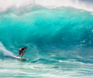 Diamond painting of Crystal Clear Wave