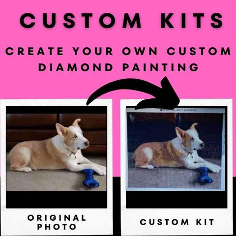 Image of Custom Diamond Painting Kit | Create Your Own Diamond Painting