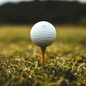 diamond painting of a golf ball