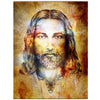 diamond painting of a portrait of Jesus Christ