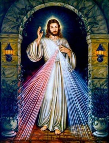 Image of Diamond painting of Jesus Christ