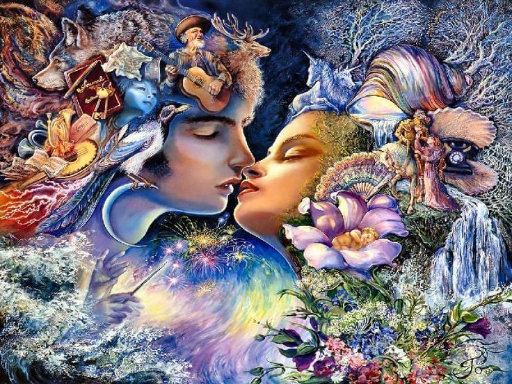 Diamond painting featuring a magical fairy