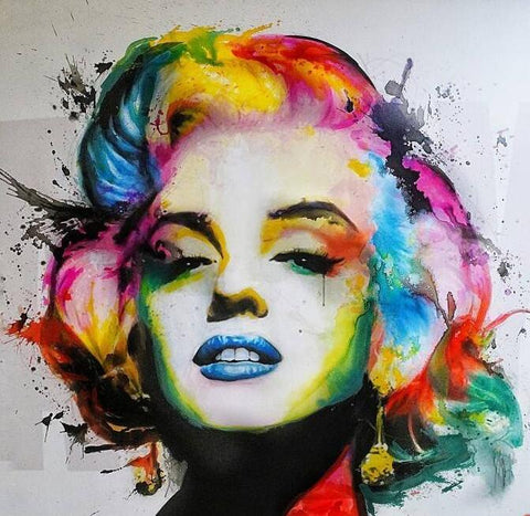 Image of diamond painting of Marilyn Monroe