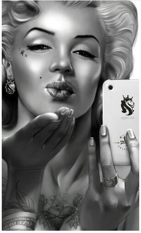 Image of diamond painting of Marilyn Monroe