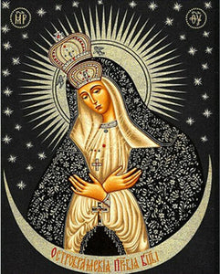 diamond painting of Our Lady of Perpetual Help